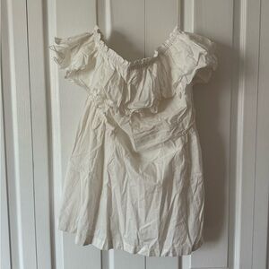 Free People Strapless White Dress